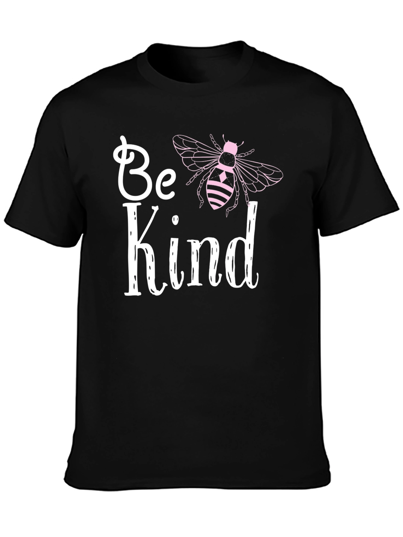 Be Kind Bee Graphic Tee - Black