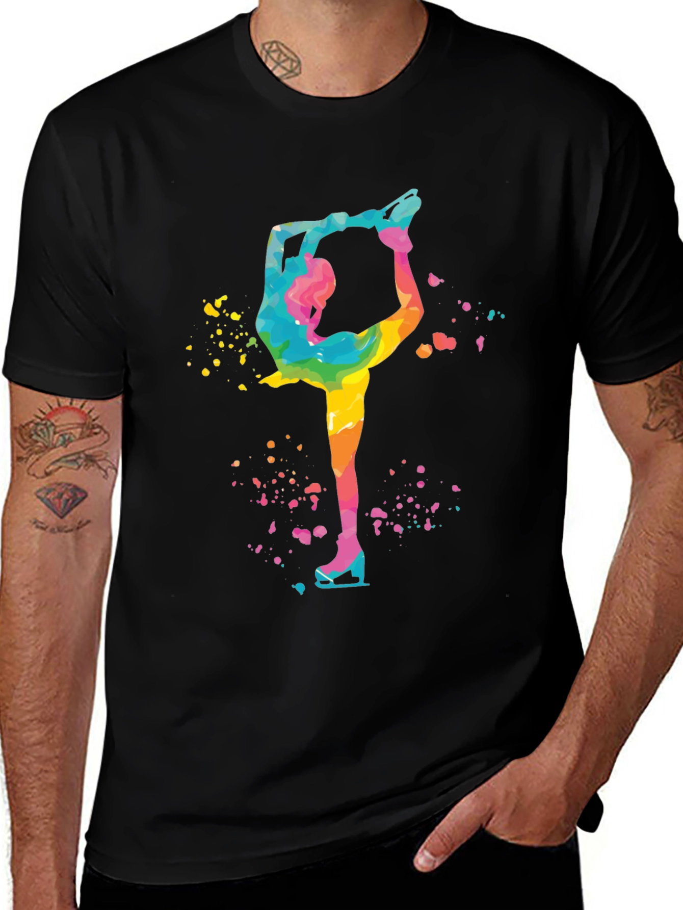 Figure Skating Colorful T-Shirt
