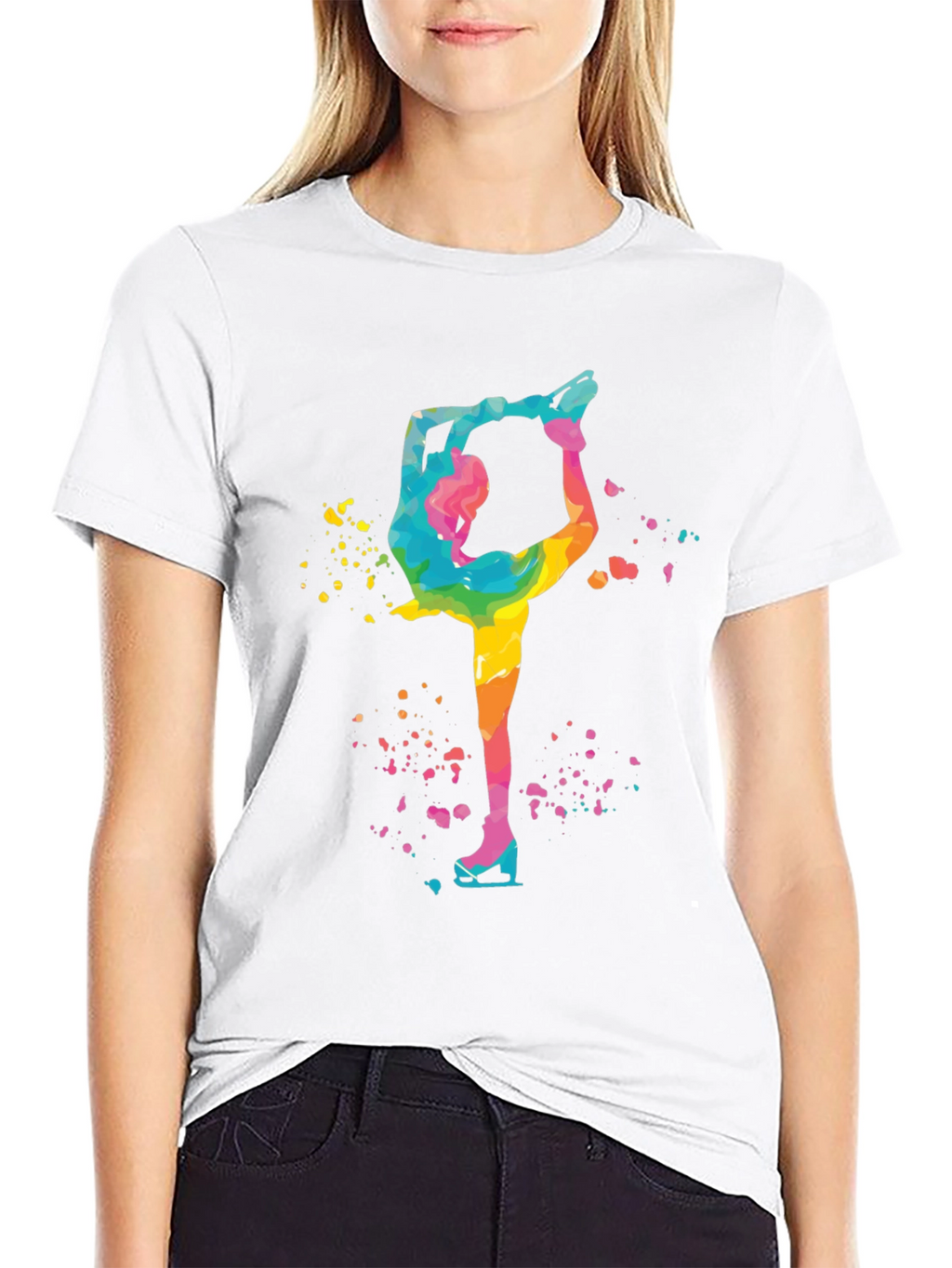 Figure Skating Colorful T-Shirt