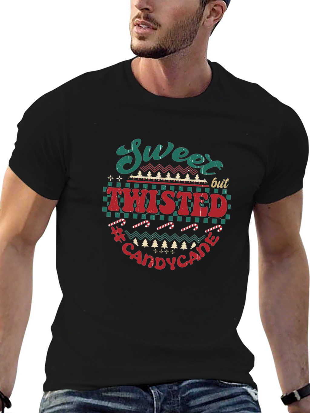 Sweet but Twisted Candy Cane T-Shirt