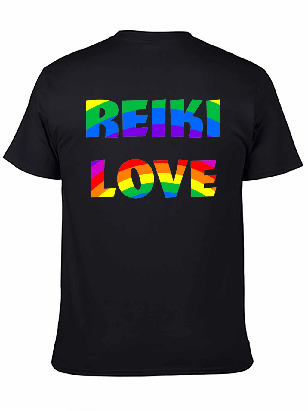 Reiki Love Rainbow Graphic T-Shirt