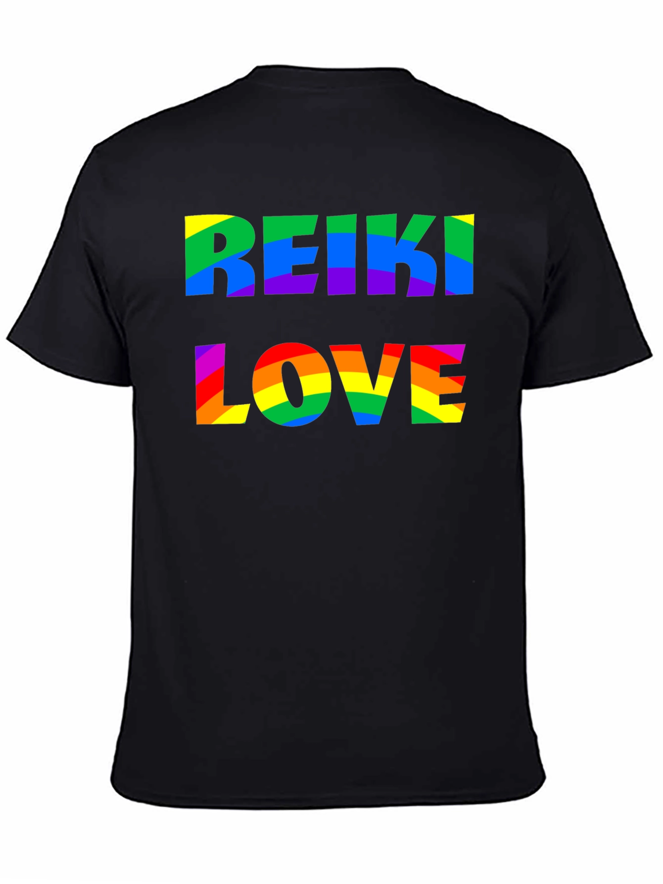 Reiki Love Rainbow Graphic T-Shirt