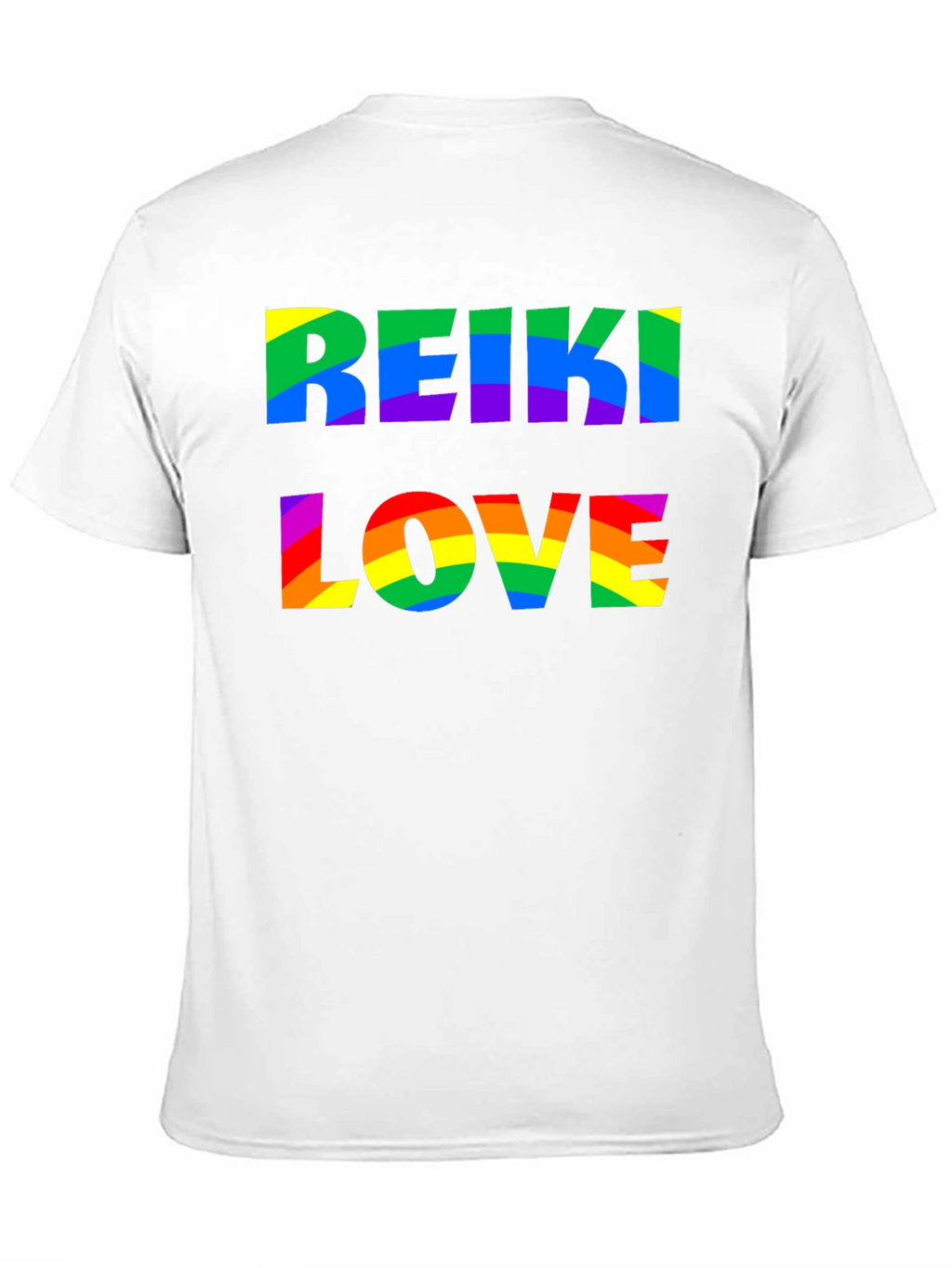 Reiki Love Rainbow Graphic T-Shirt