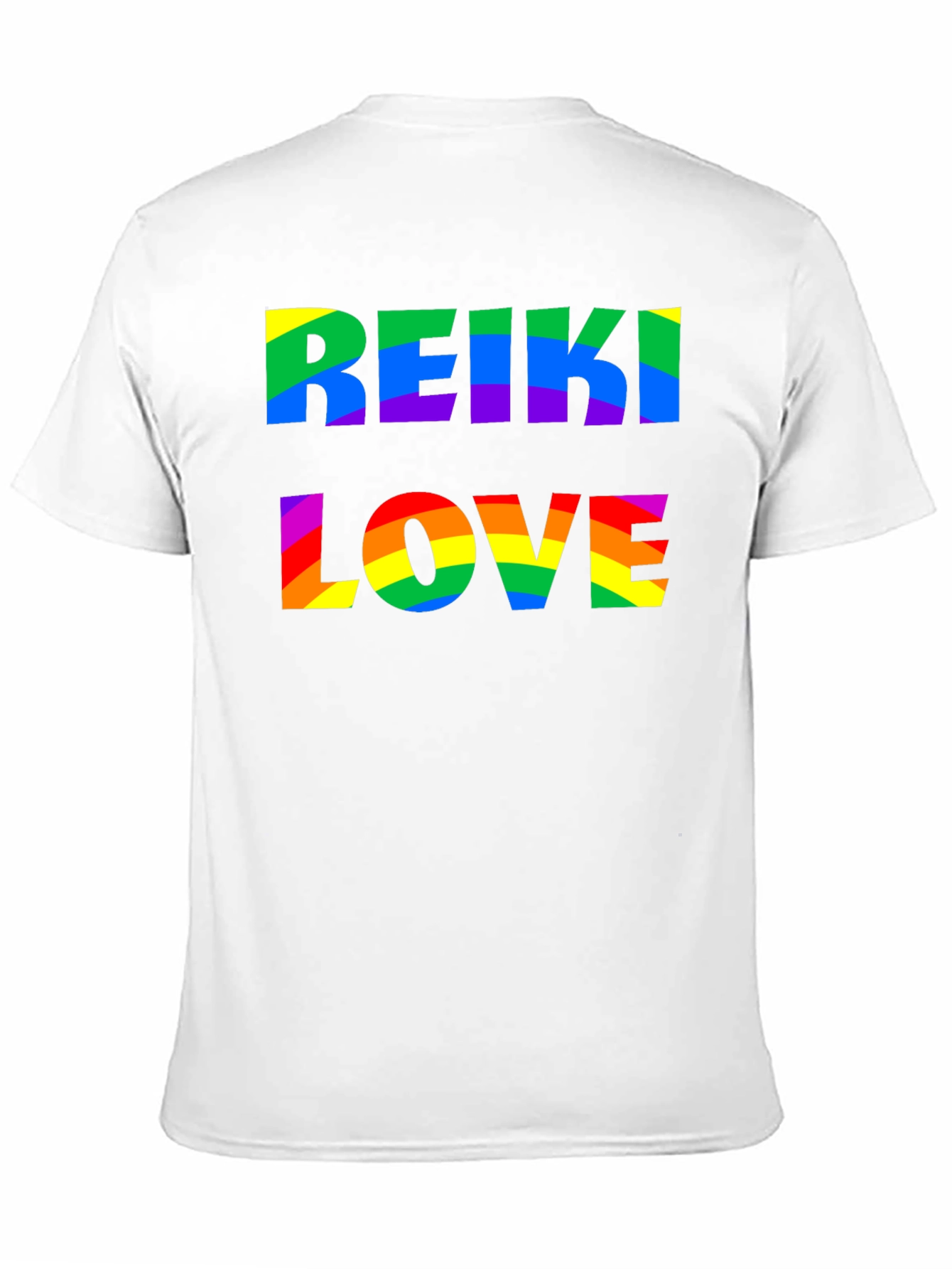Reiki Love Rainbow Graphic T-Shirt