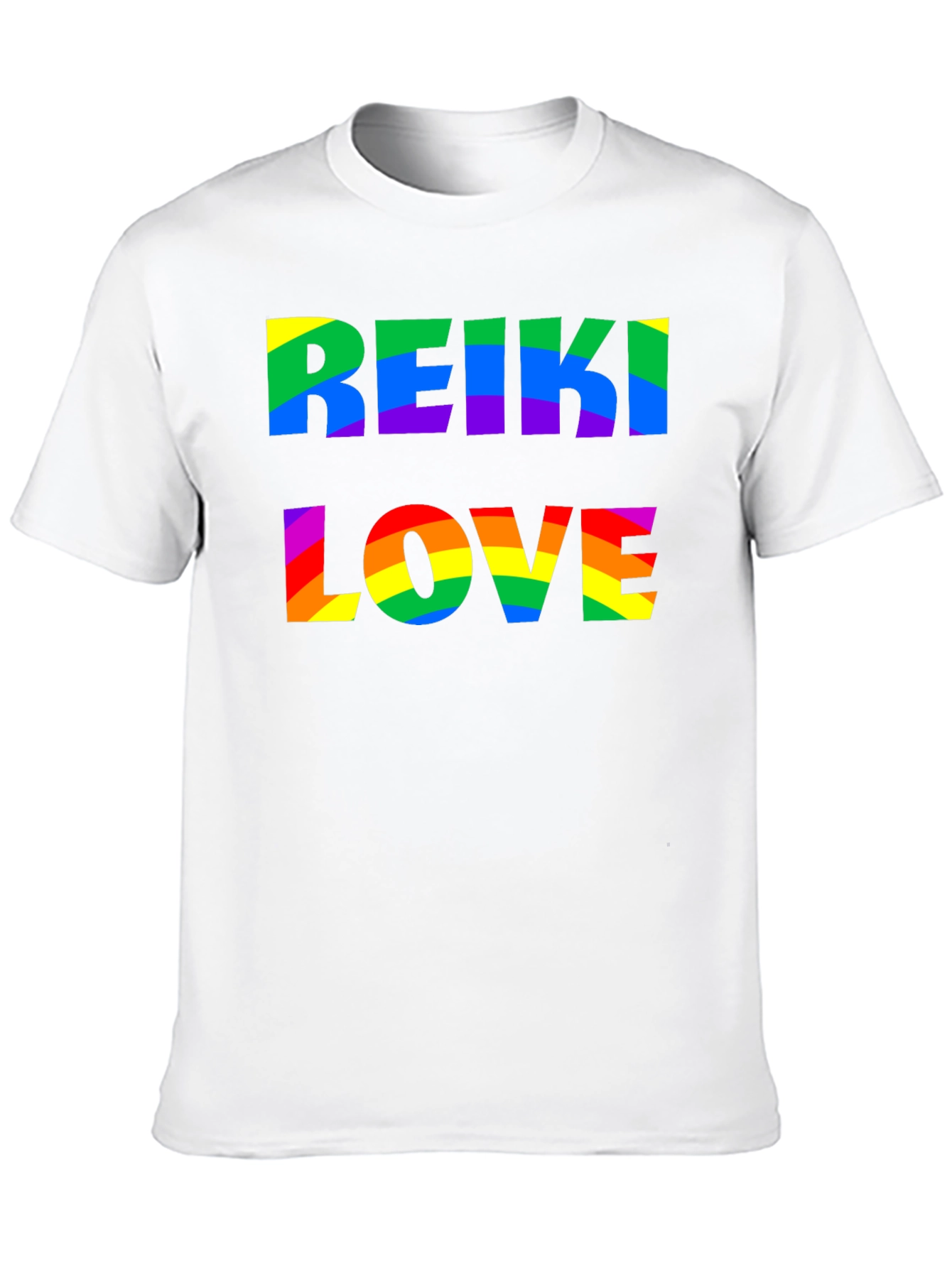 Reiki Love Rainbow Graphic T-Shirt