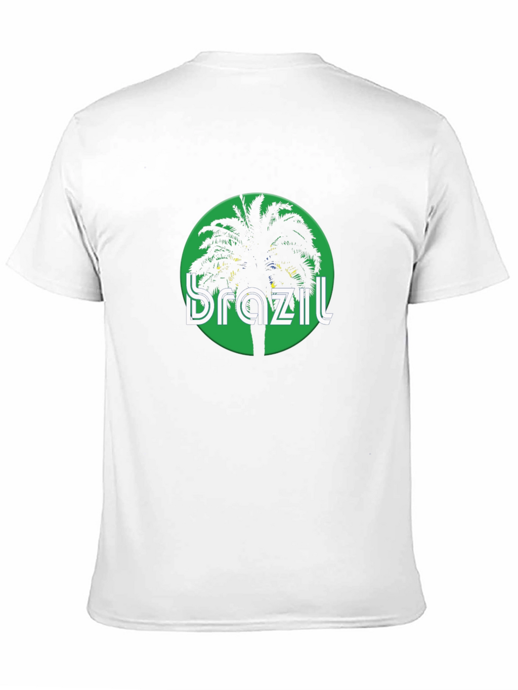 Brazil Palm Tree Graphic Tee - Black
