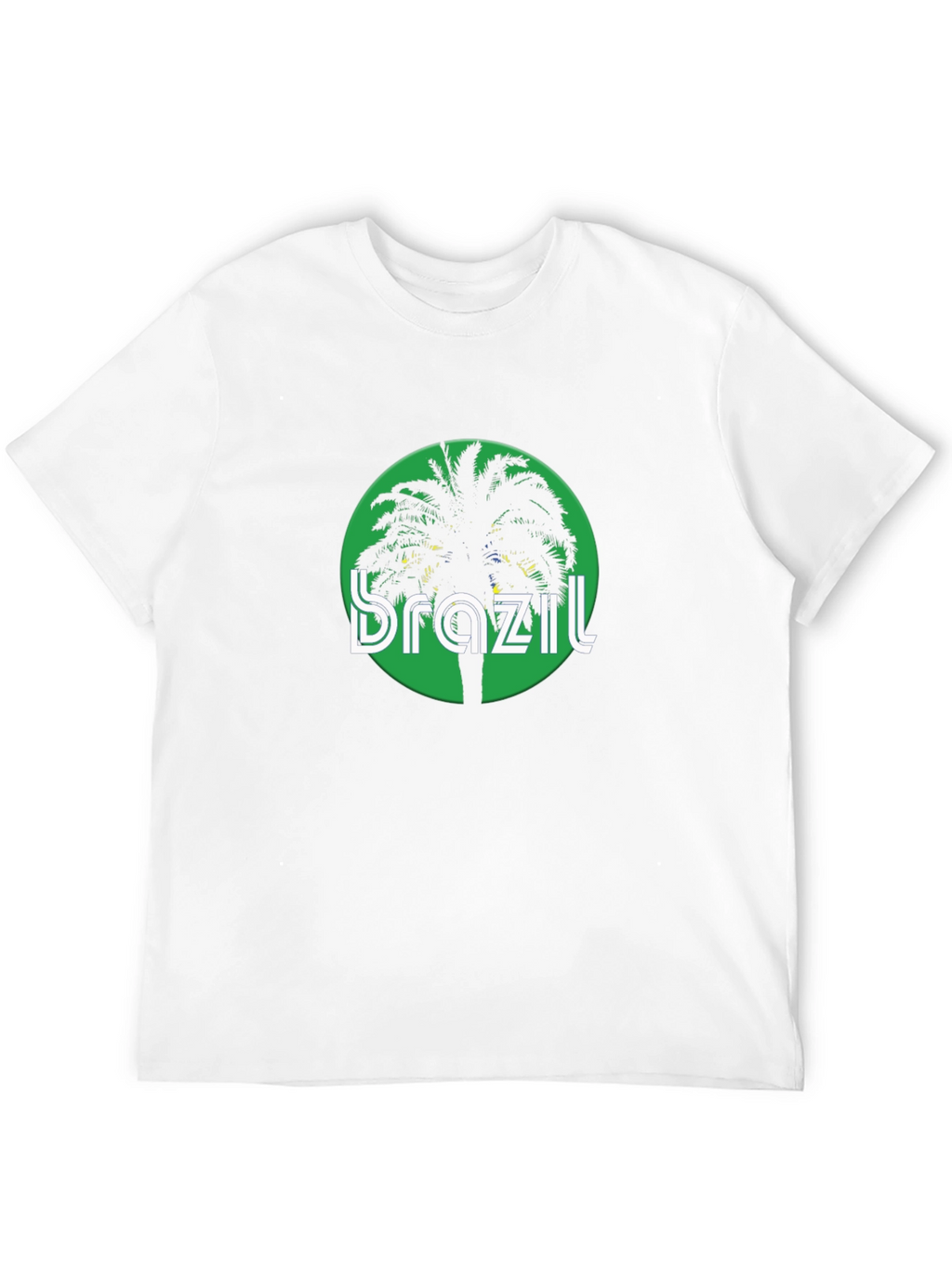 Brazil Palm Tree Graphic Tee - Black