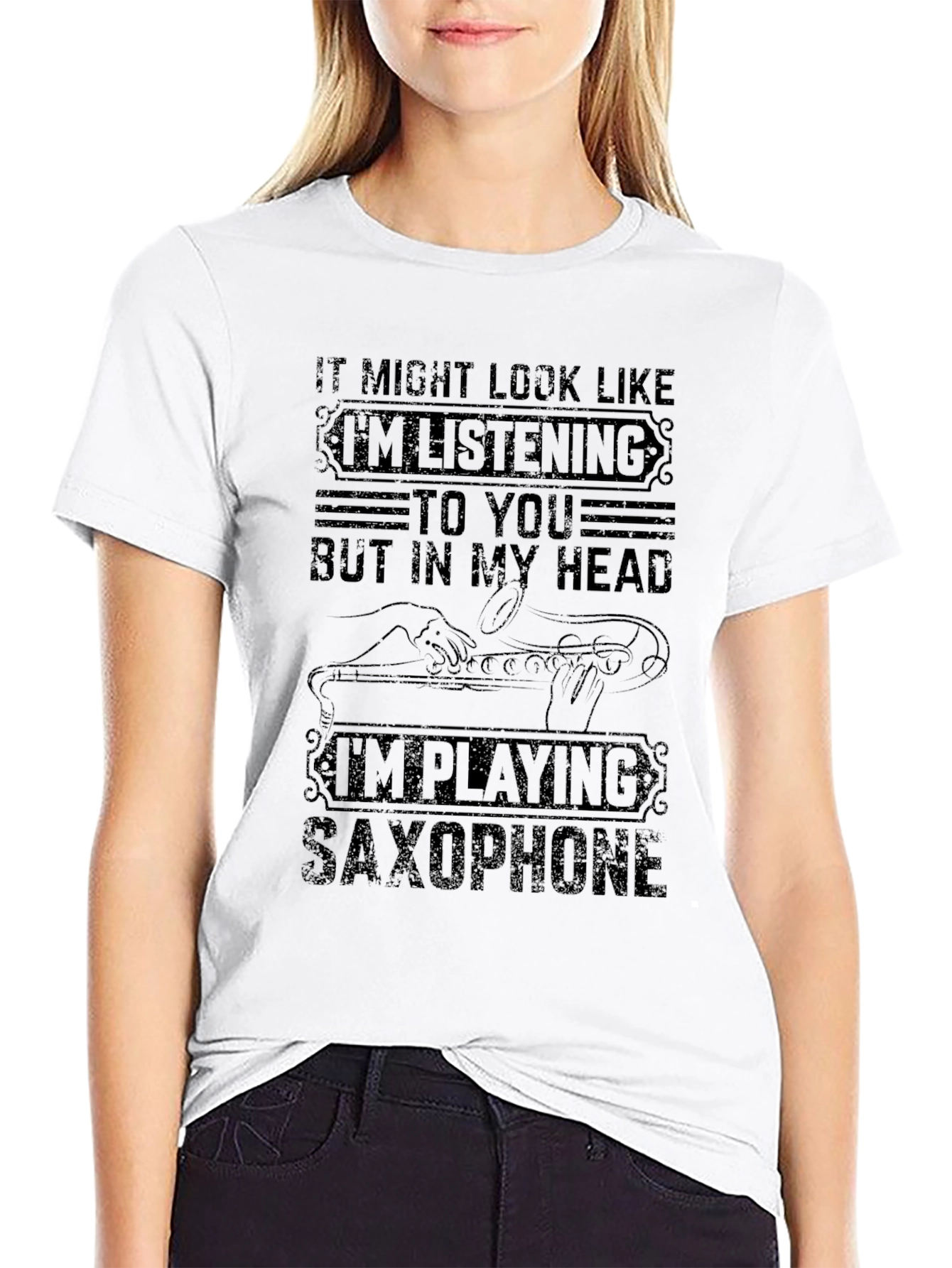 Saxophone Player T-Shirt - Im Playing Saxophone