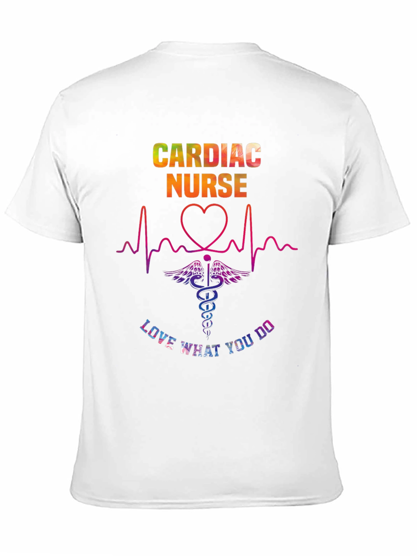 Cardiac Nurse Graphic Tee - Love What You Do!
