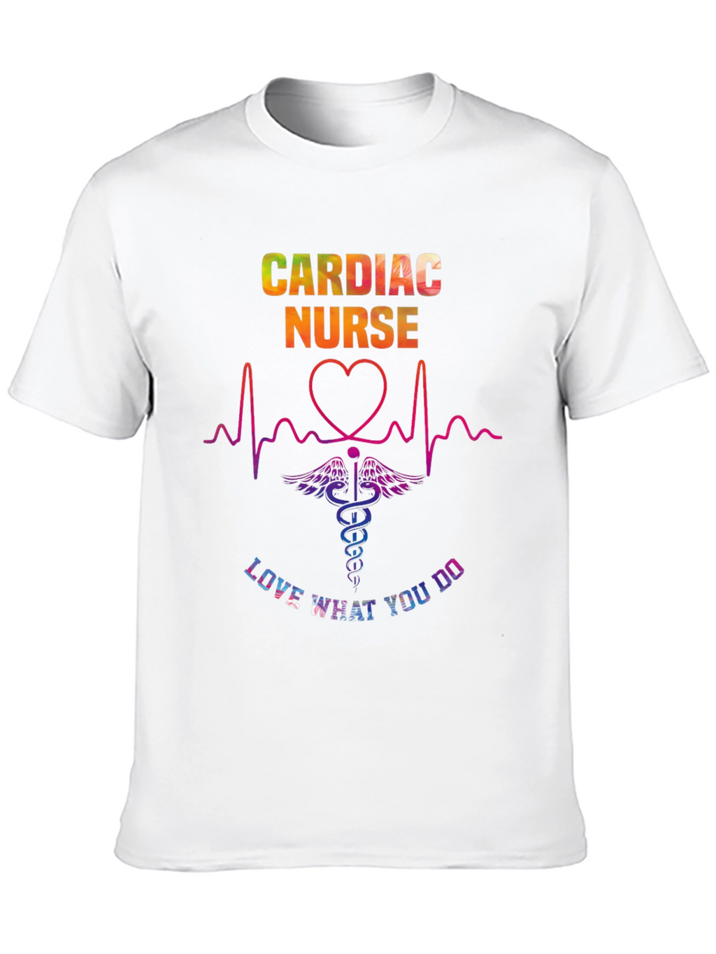 Cardiac Nurse Graphic Tee - Love What You Do!