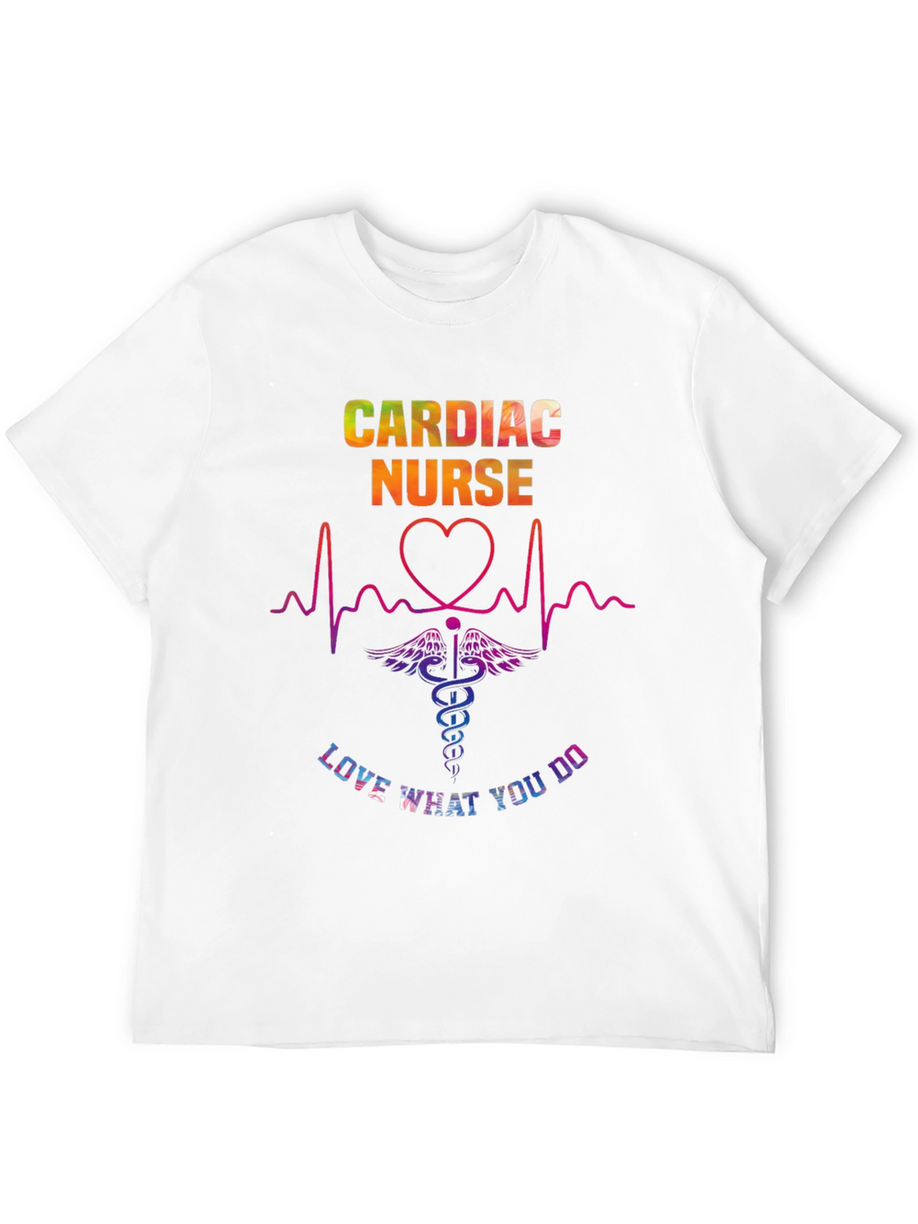 Cardiac Nurse Graphic Tee - Love What You Do!