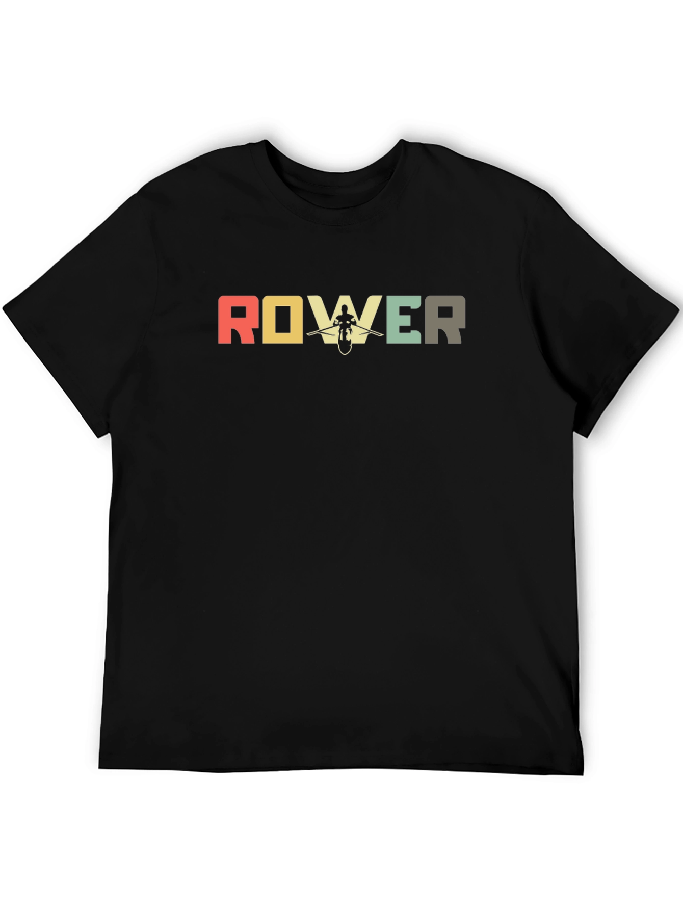 Retro Rower T-Shirt - Vintage Rowing Design