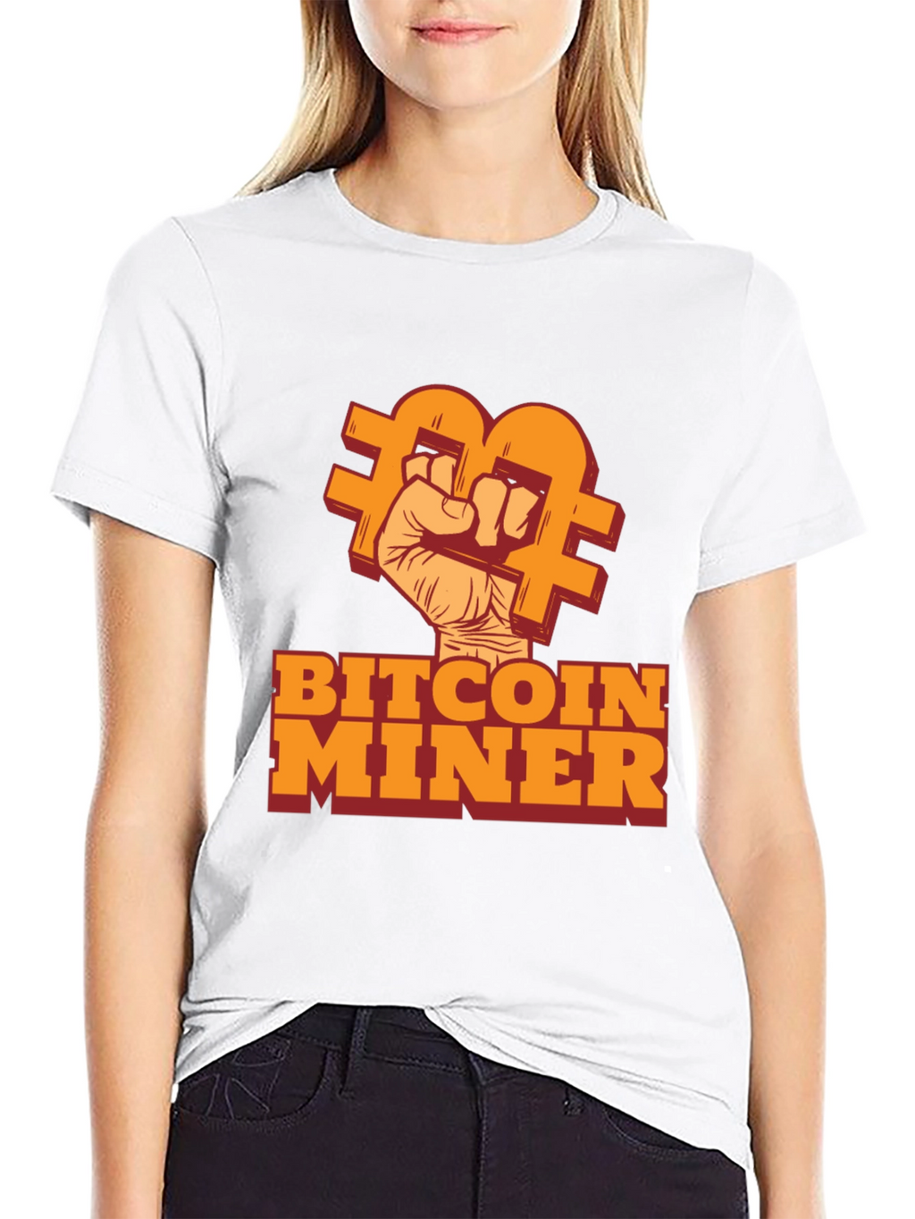Bitcoin Miner Black T-Shirt - Crypto Enthusiast Tee