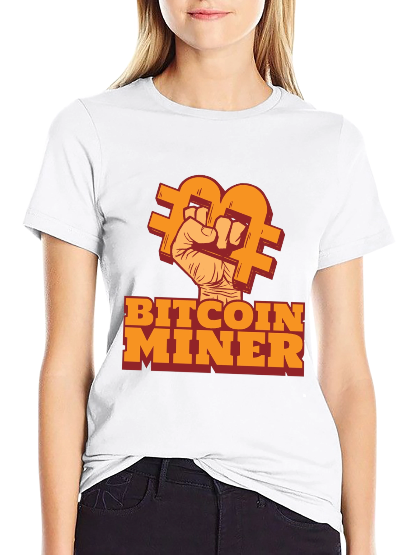 Bitcoin Miner Black T-Shirt - Crypto Enthusiast Tee