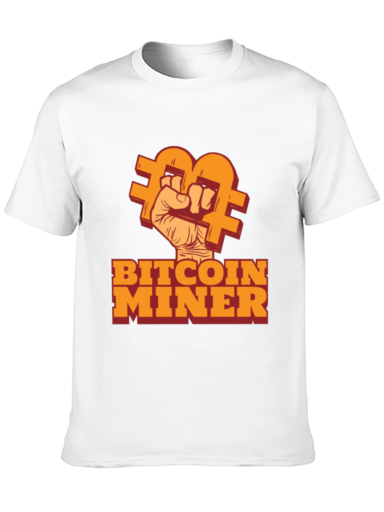 Bitcoin Miner Black T-Shirt - Crypto Enthusiast Tee