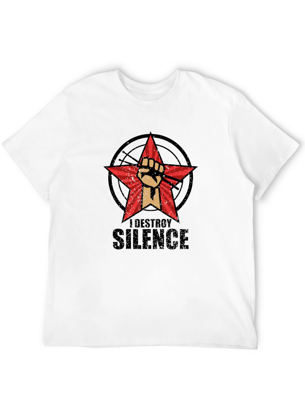 I Destroy Silence Graphic Tee