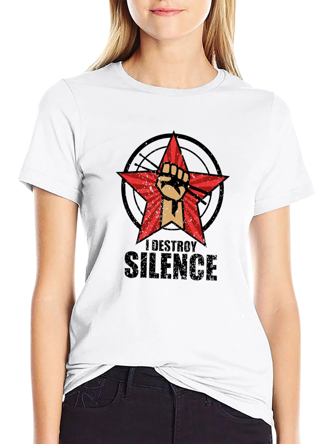 I Destroy Silence Graphic Tee