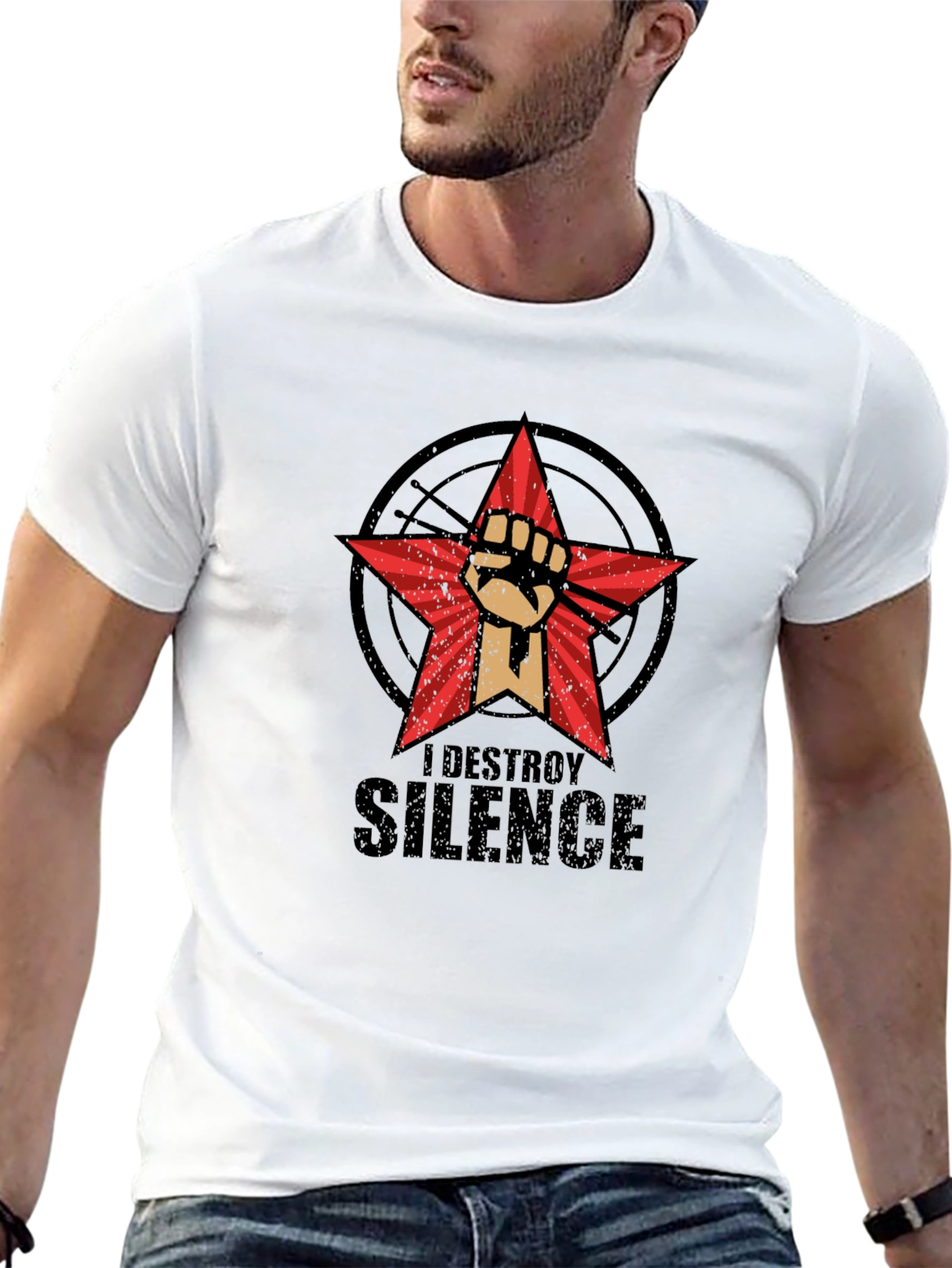 I Destroy Silence Graphic Tee