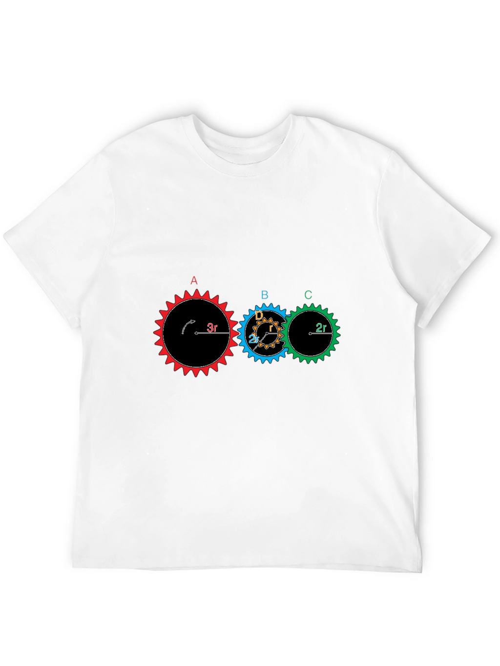 Gear Physics Graphic T-Shirt - Black Cotton Tee