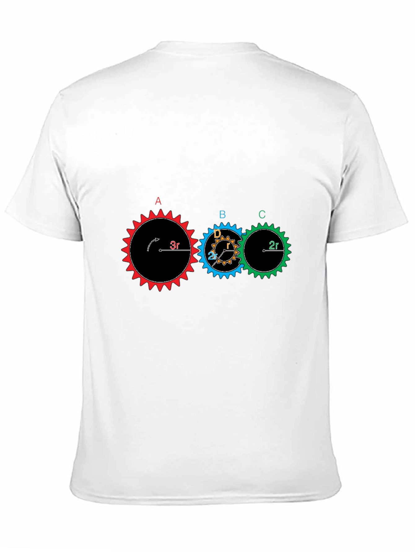 Gear Physics Graphic T-Shirt - Black Cotton Tee