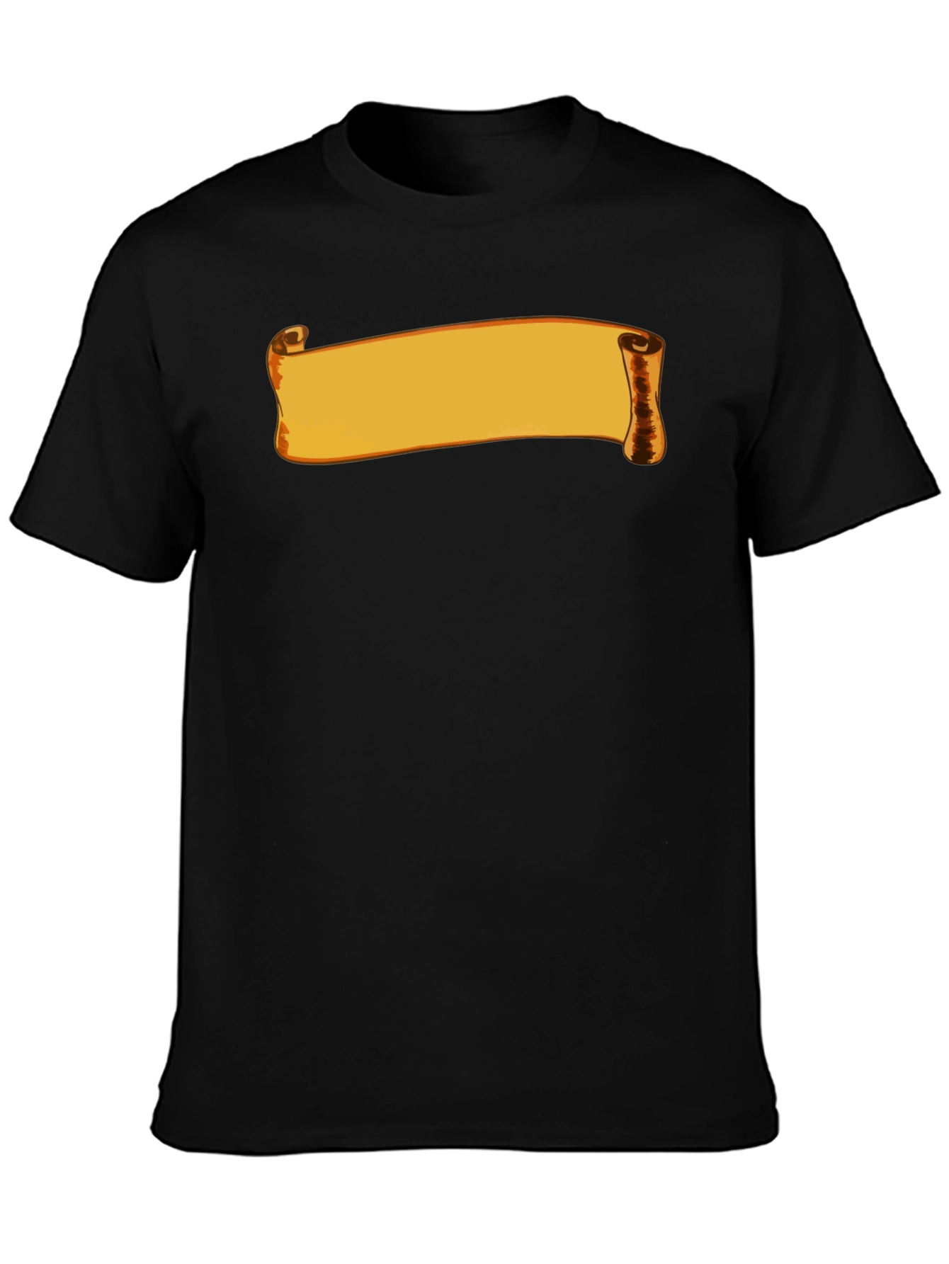 Scroll Graphic Black T-Shirt