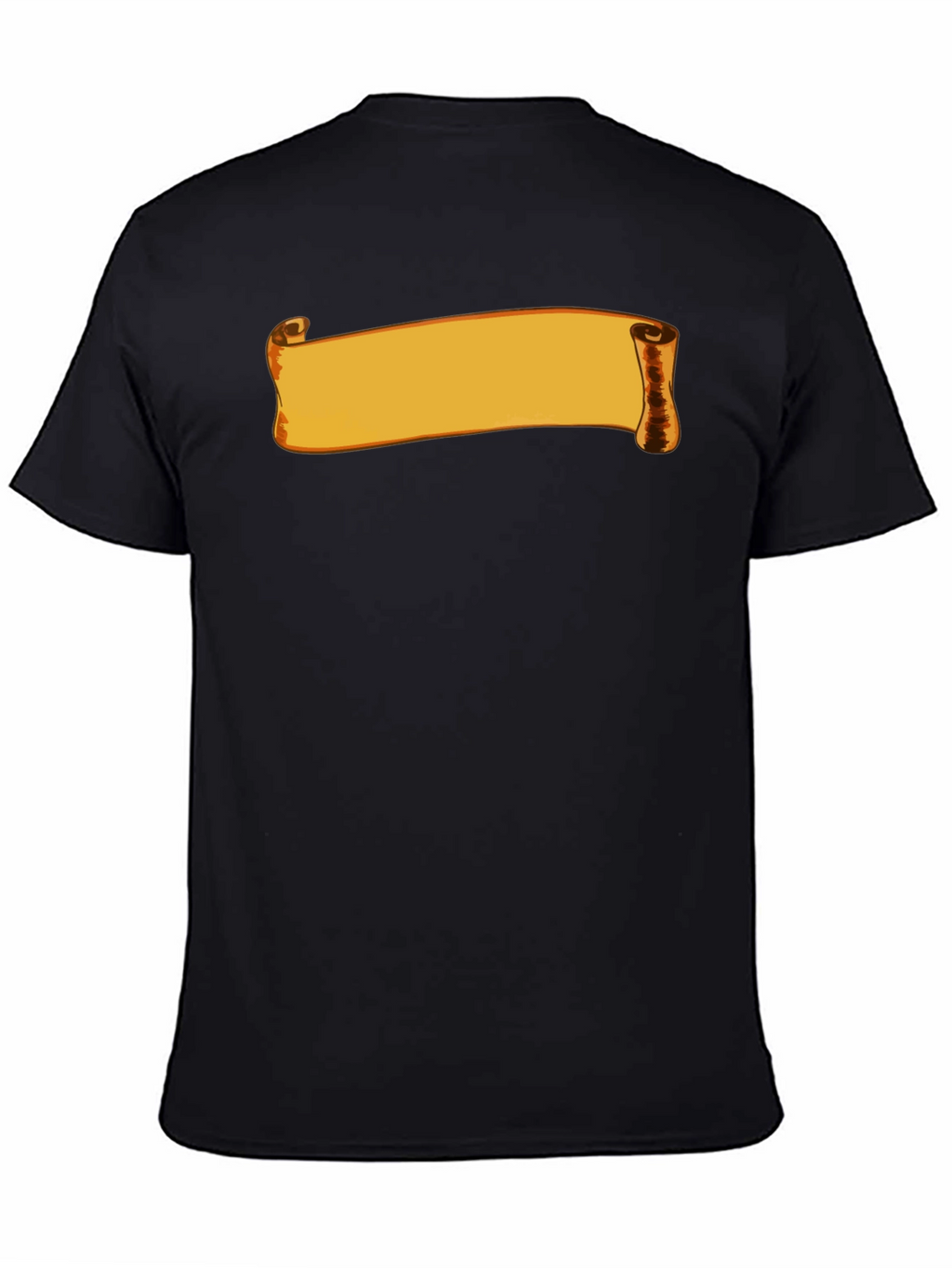 Scroll Graphic Black T-Shirt