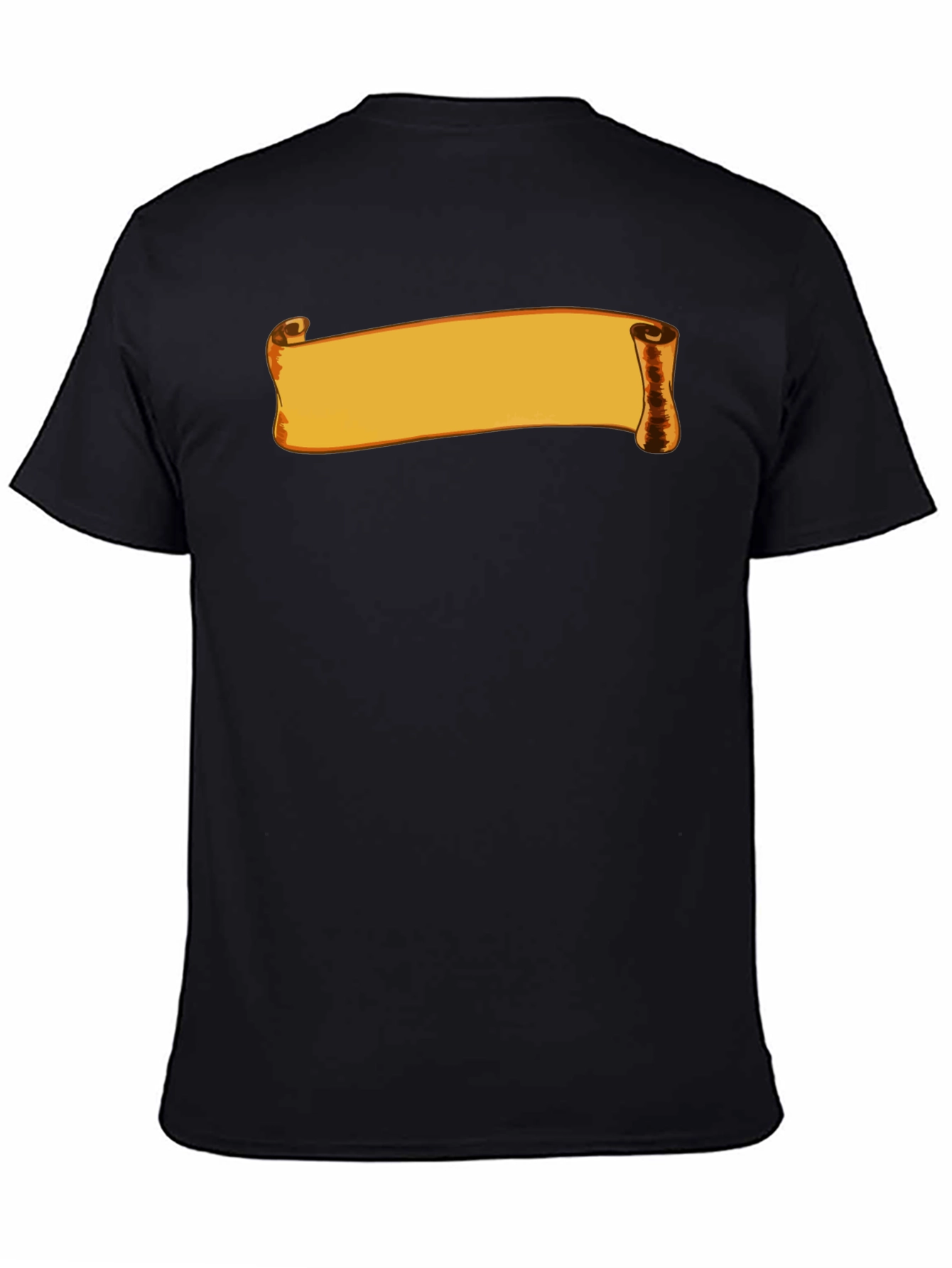 Scroll Graphic Black T-Shirt