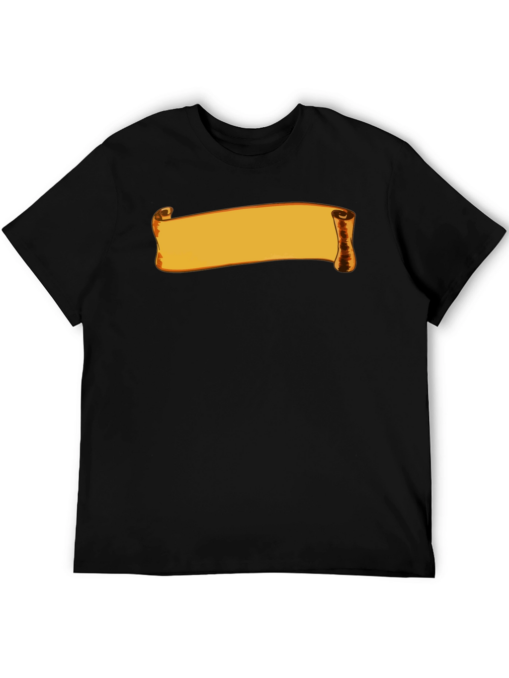 Scroll Graphic Black T-Shirt