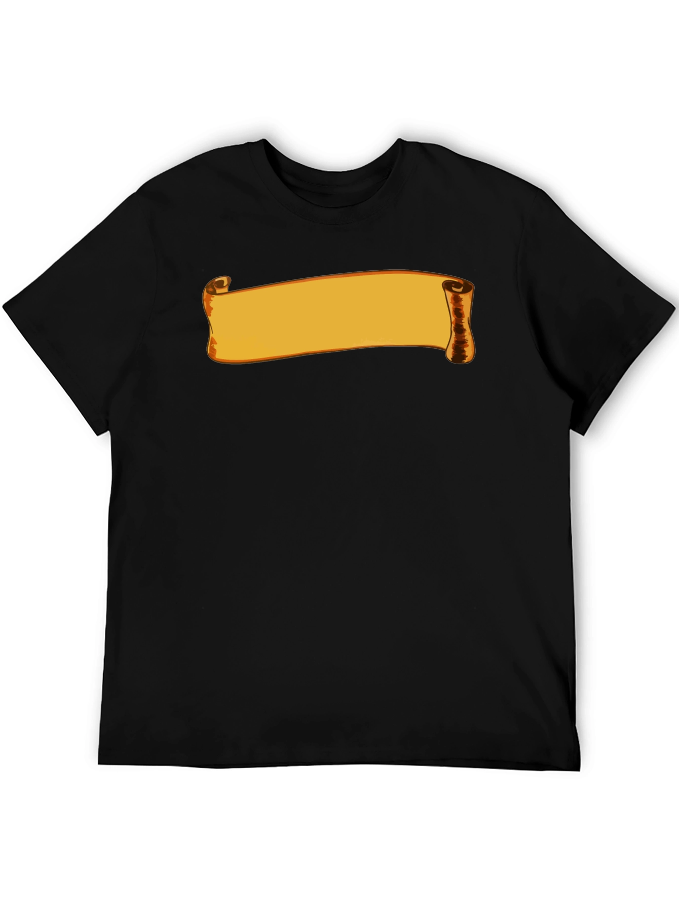 Scroll Graphic Black T-Shirt