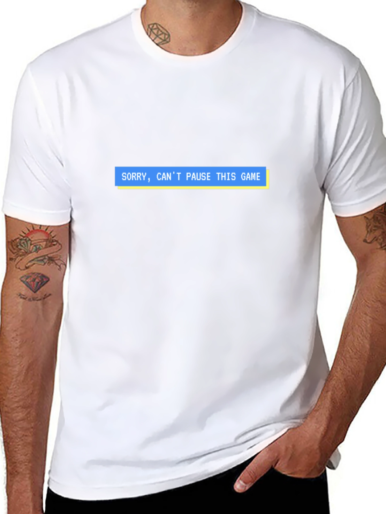 Sorry Cant Pause This Game T-Shirt