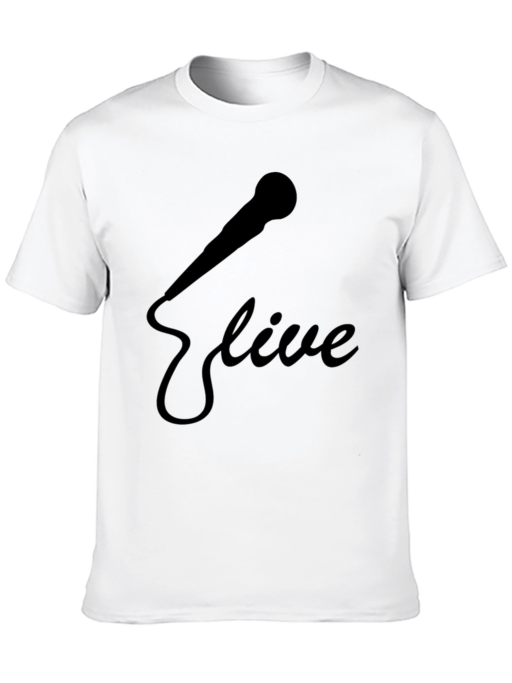 Live Music Black Graphic Tee