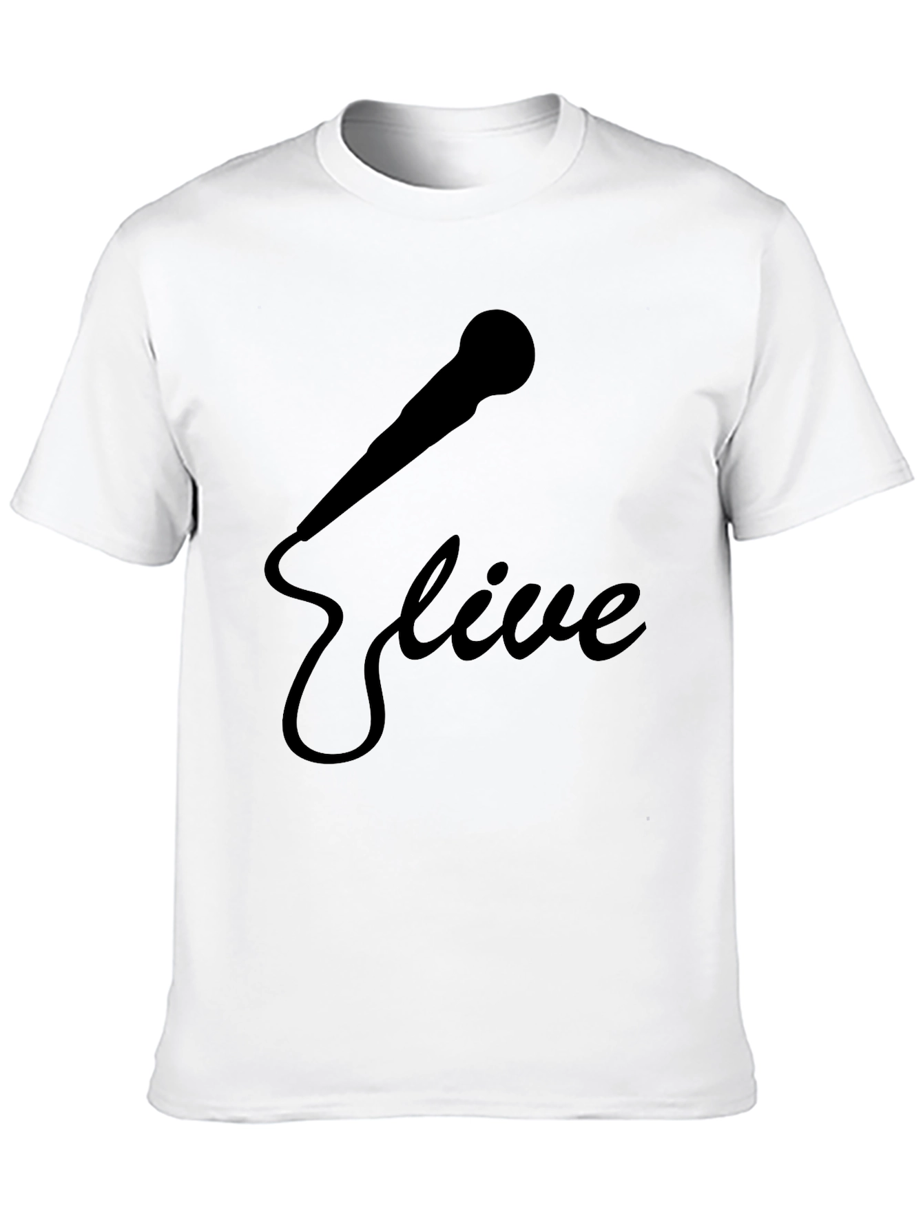 Live Music Black Graphic Tee
