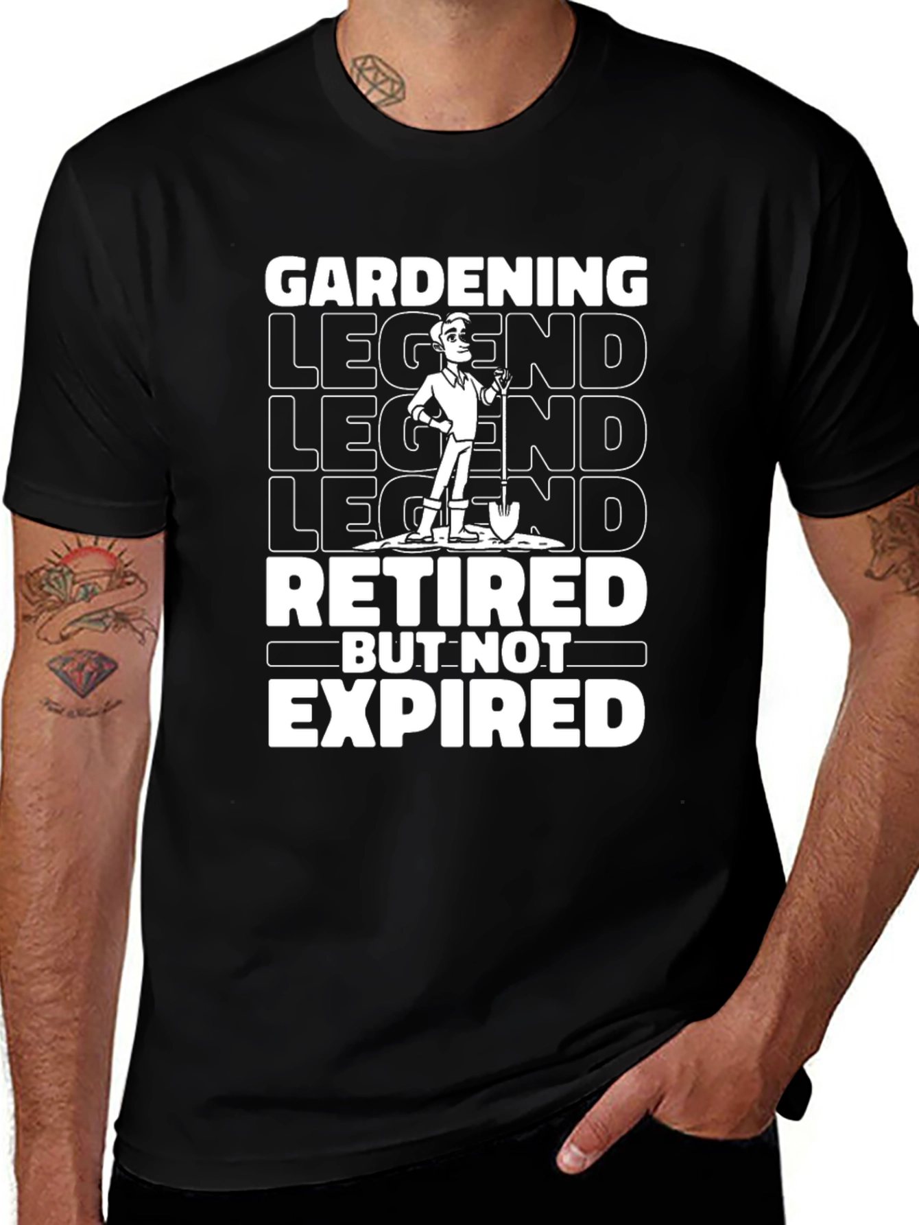Gardening Legend T-Shirt - Retired But Not Expired
