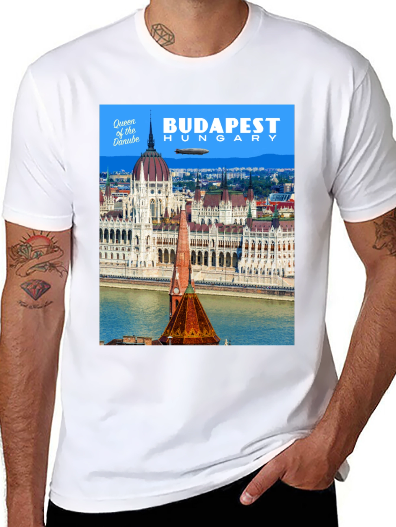 Budapest Hungary T-Shirt Queen of the Danube Souvenir