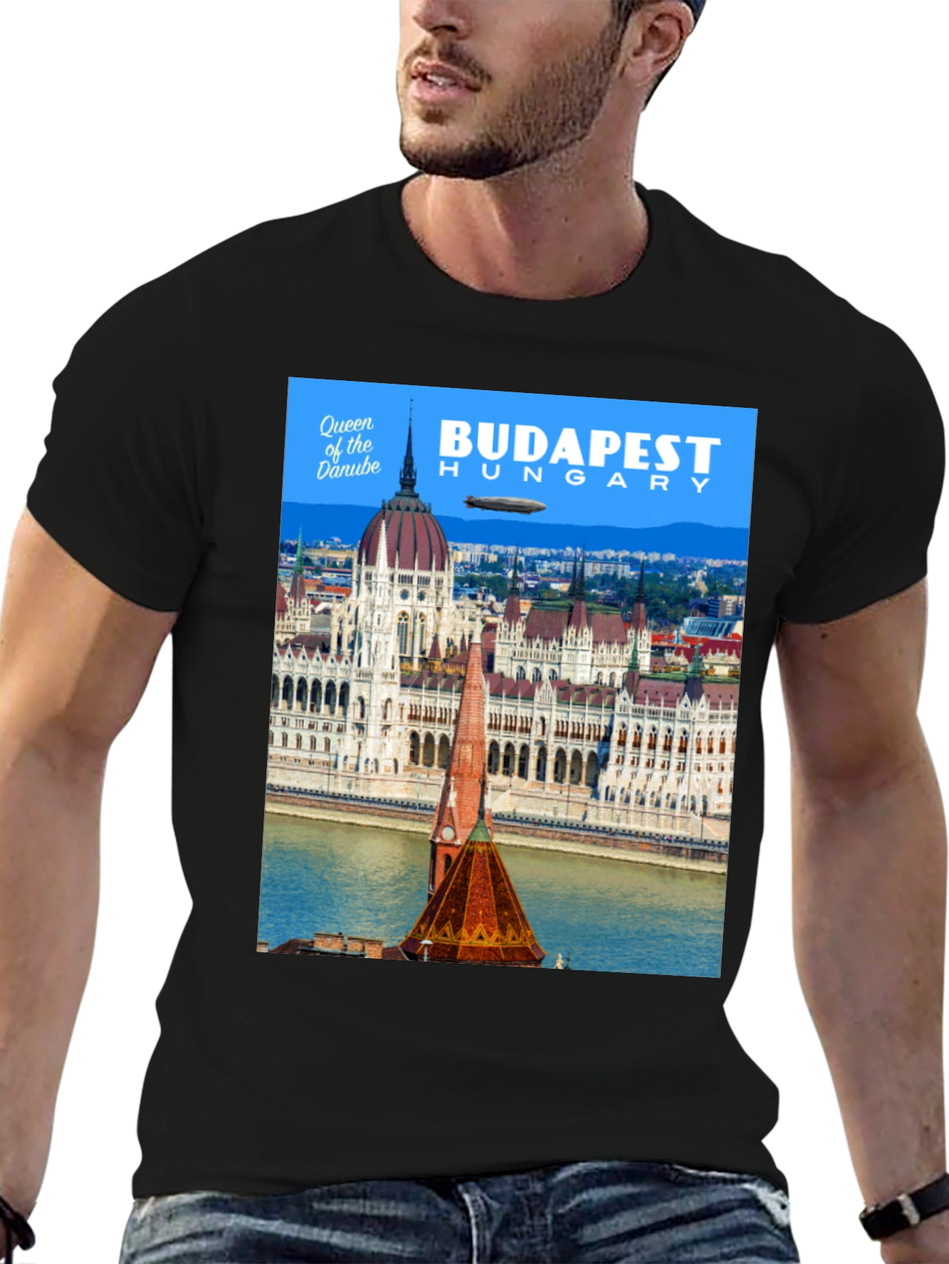 Budapest Hungary T-Shirt Queen of the Danube Souvenir