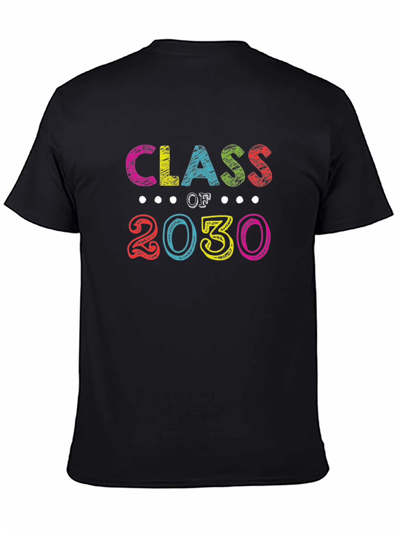 Class of 2030 Colorful Graphic T-Shirt