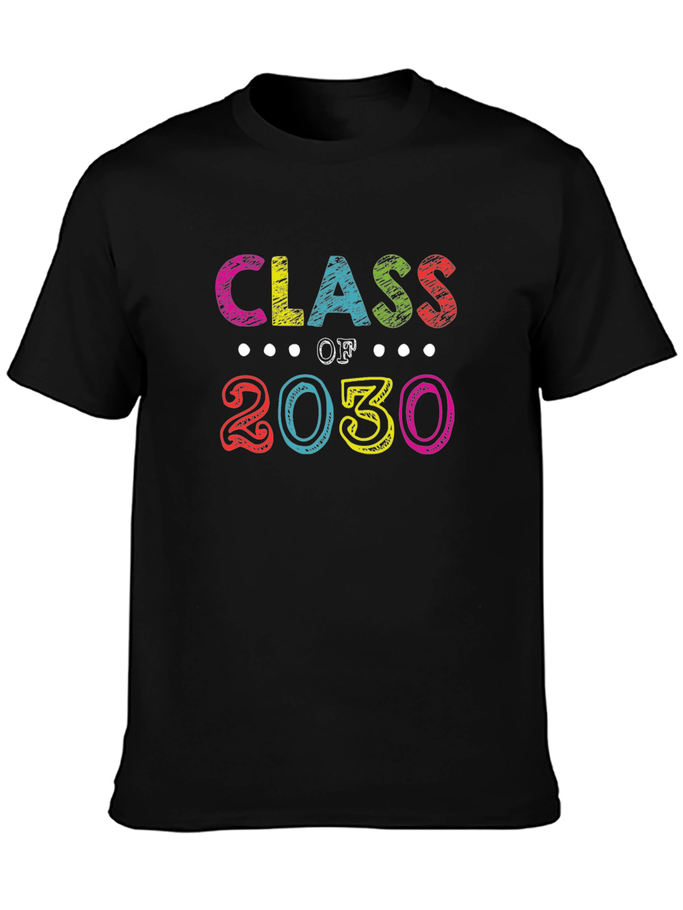 Class of 2030 Colorful Graphic T-Shirt