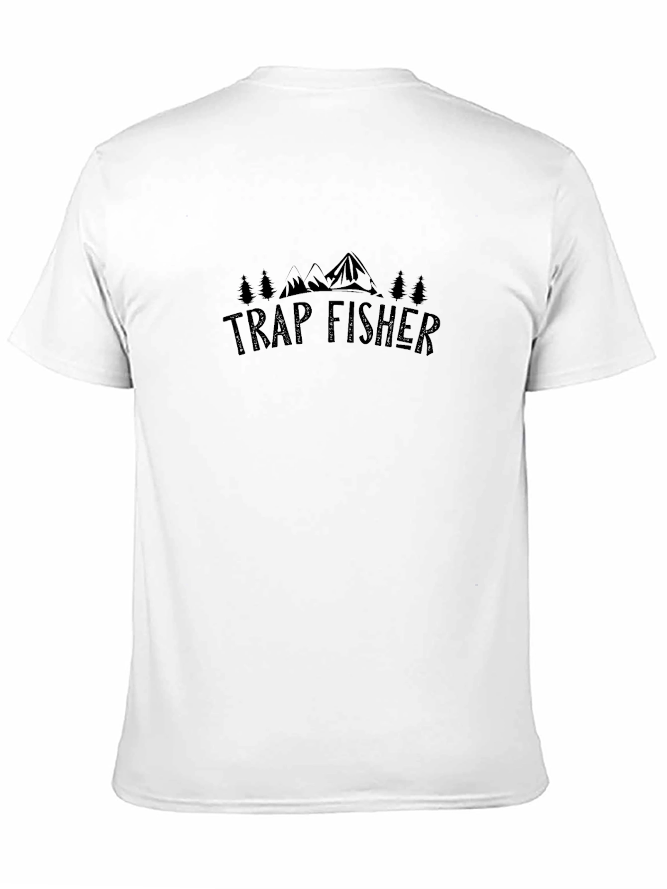 Trap Fisher Black Graphic Tee