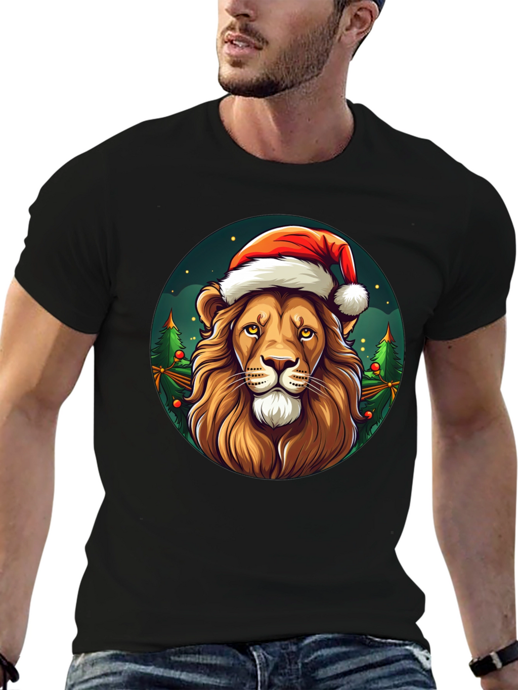 Lion Christmas T-Shirt