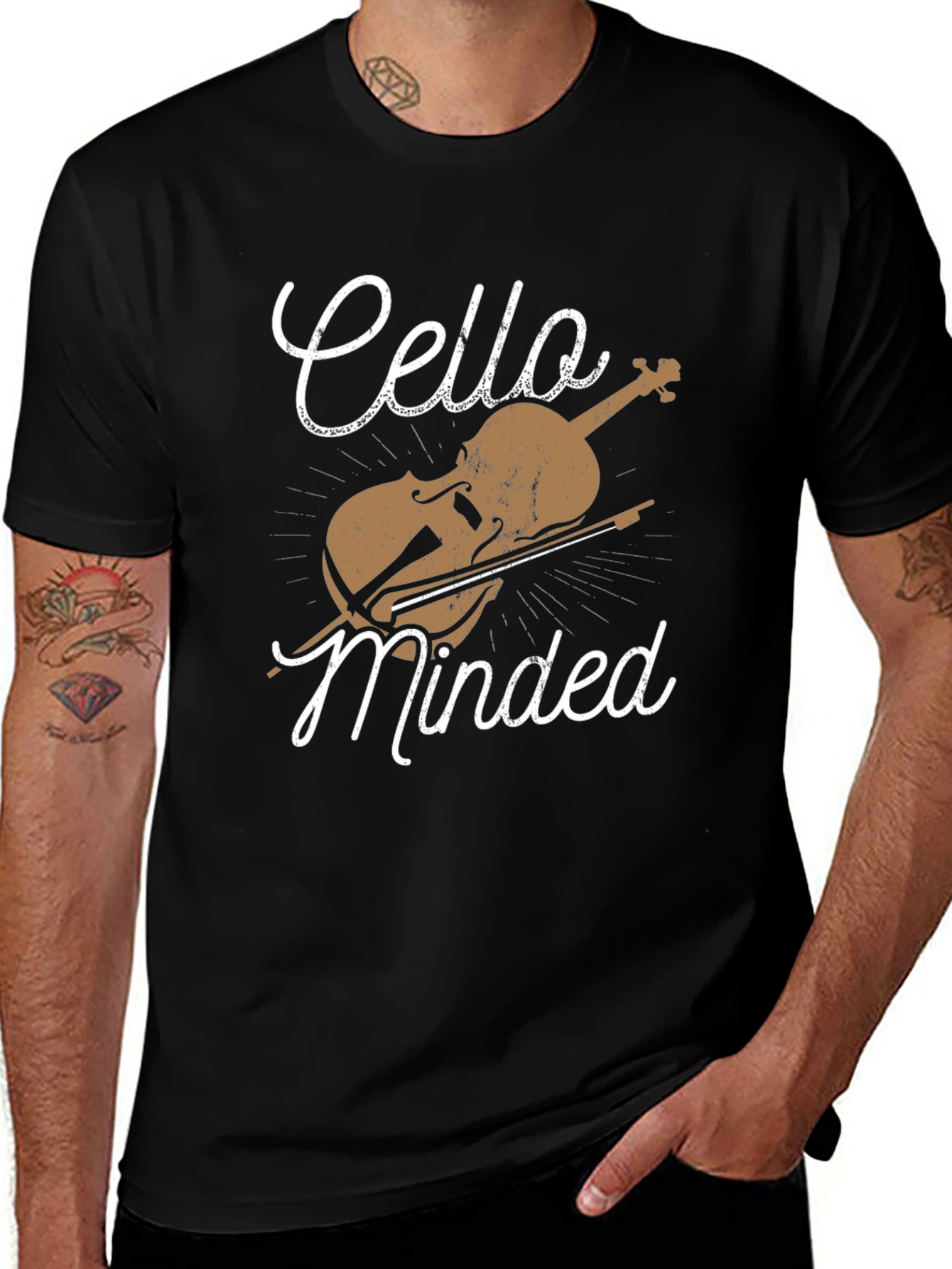 Cello Minded Graphic Tee - Musician T-Shirt