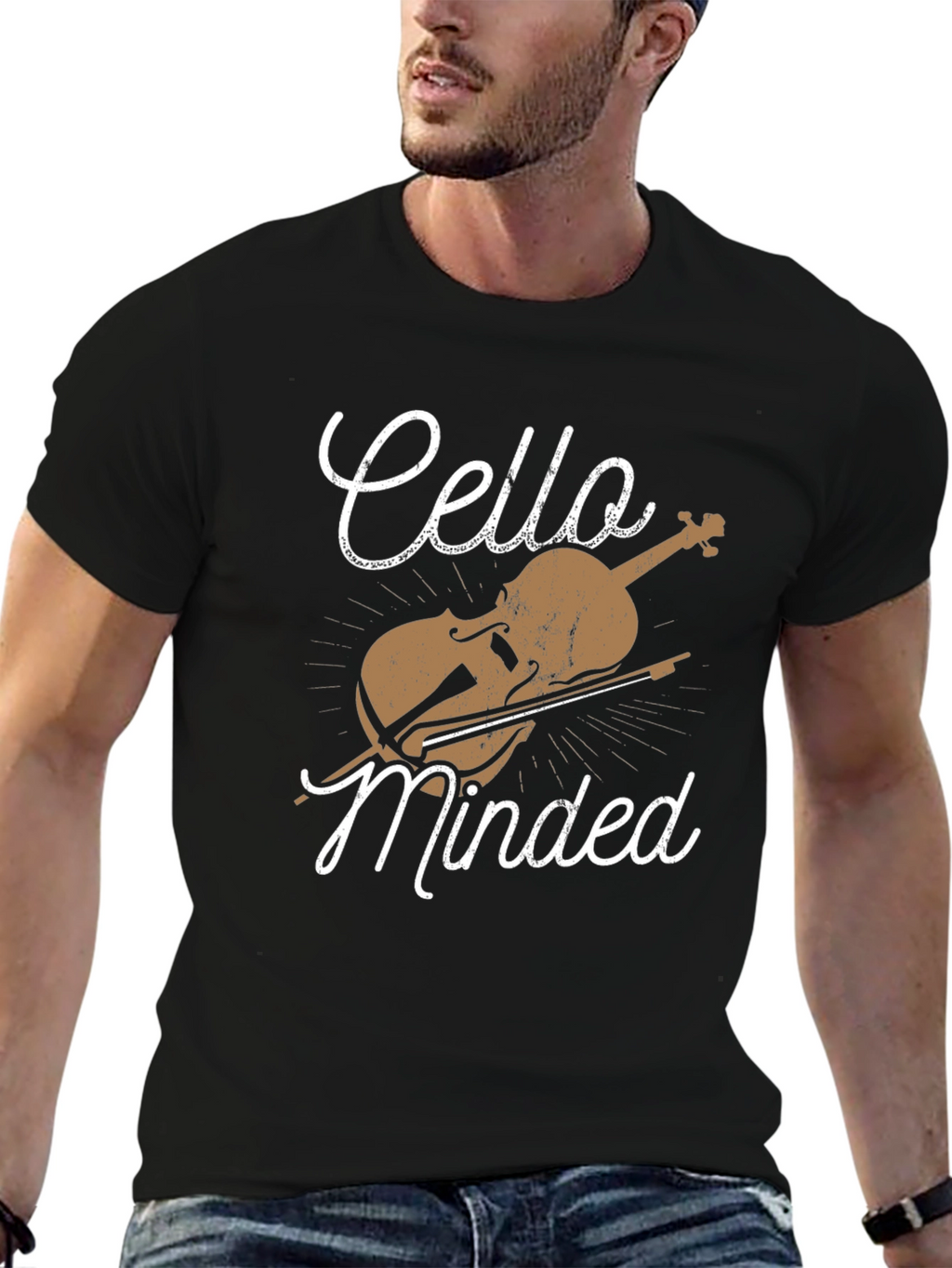 Cello Minded Graphic Tee - Musician T-Shirt