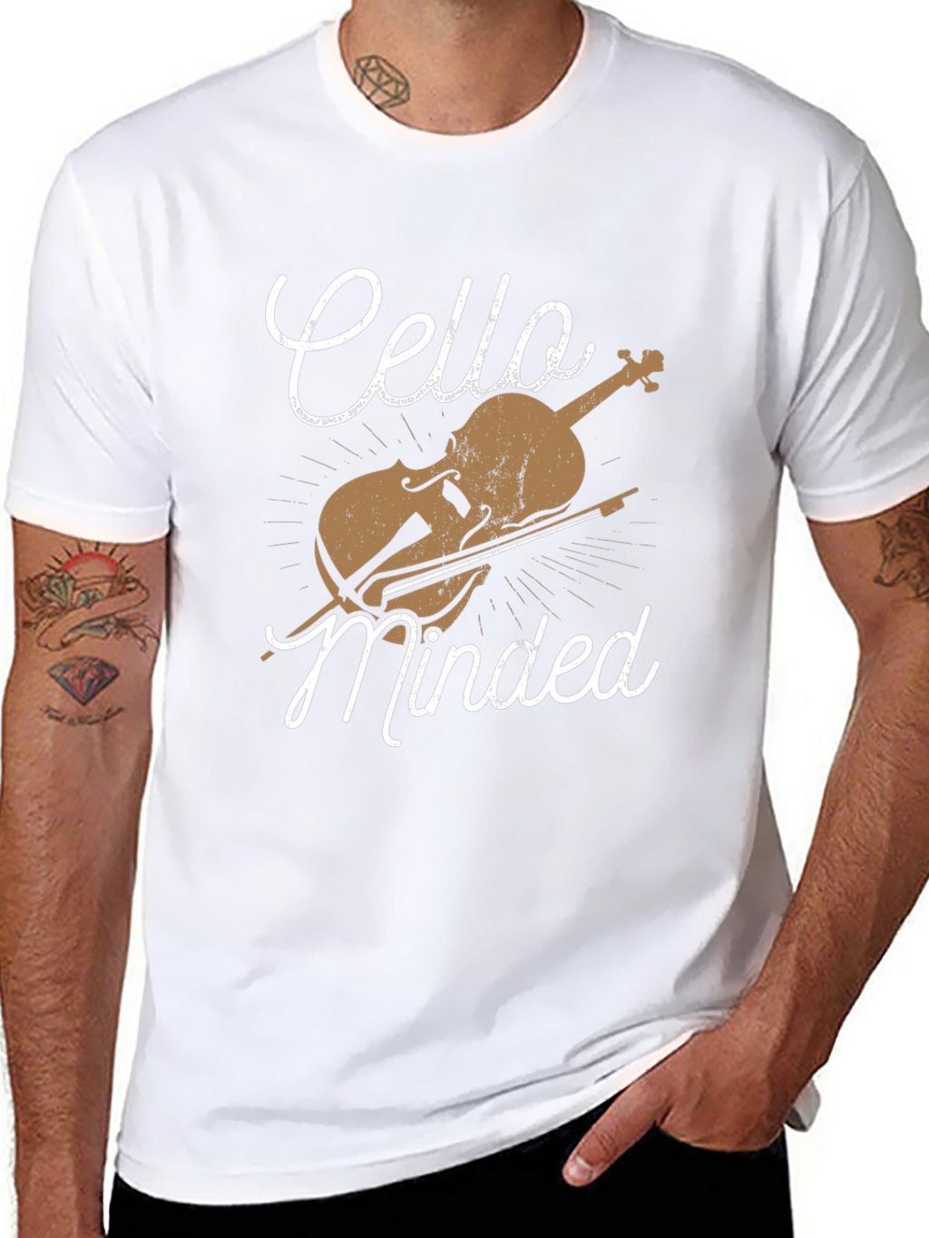 Cello Minded Graphic Tee - Musician T-Shirt