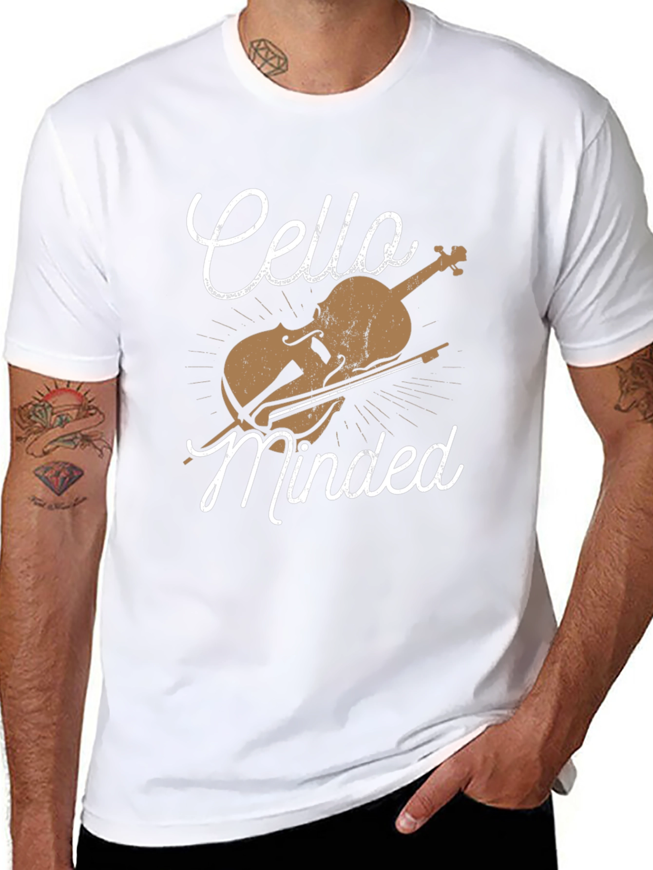 Cello Minded Graphic Tee - Musician T-Shirt