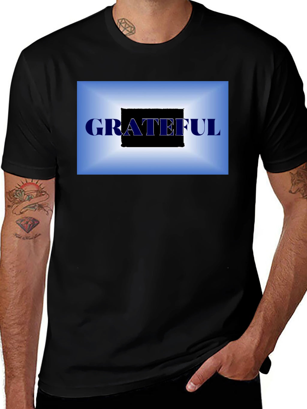 Grateful Graphic T-Shirt - Black