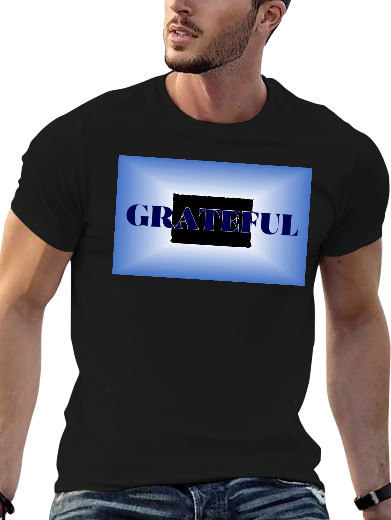 Grateful Graphic T-Shirt - Black