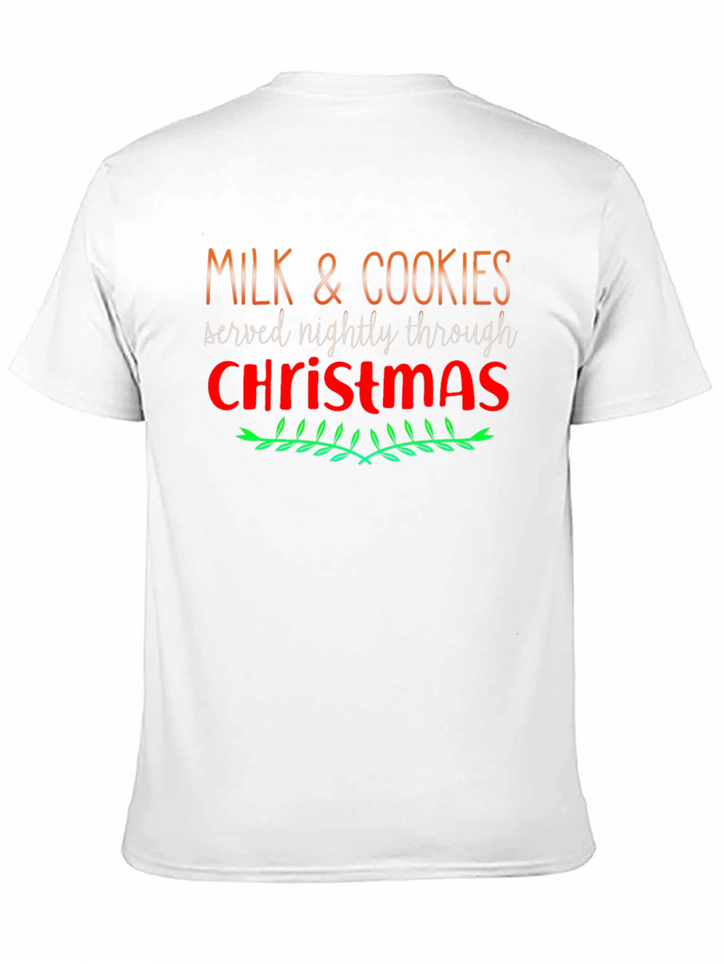 Milk and Cookies Christmas Holiday T-Shirt