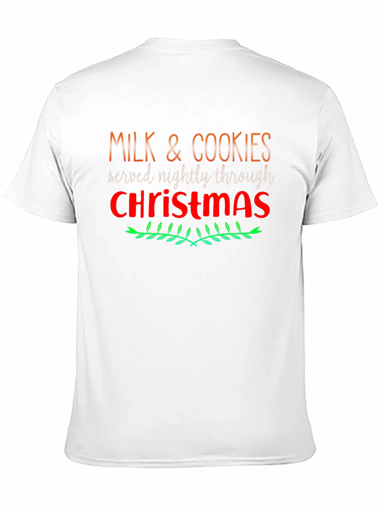 Milk and Cookies Christmas Holiday T-Shirt