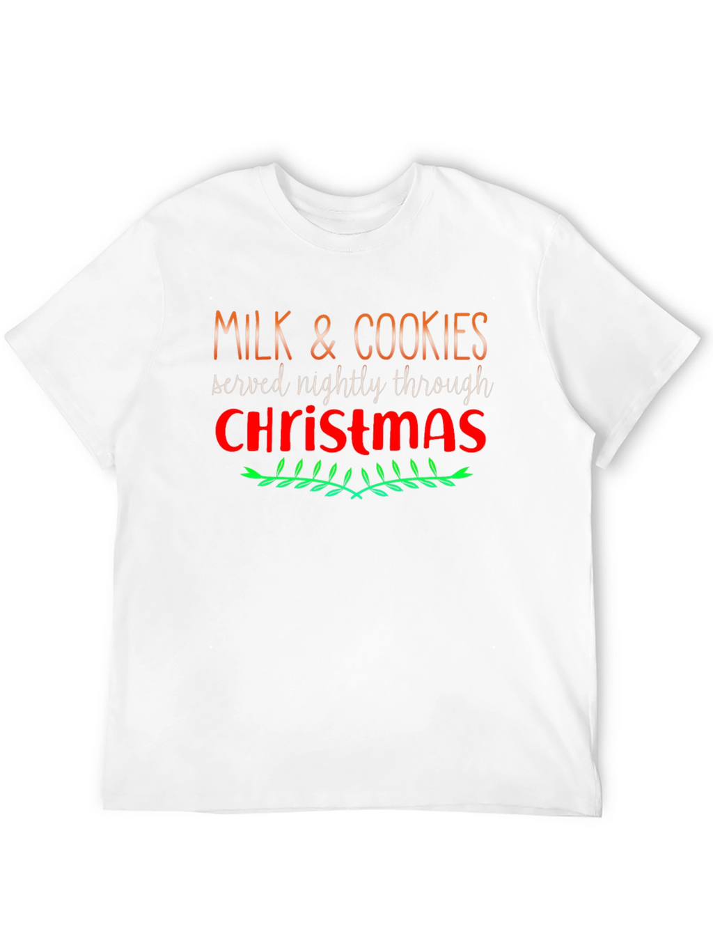 Milk and Cookies Christmas Holiday T-Shirt