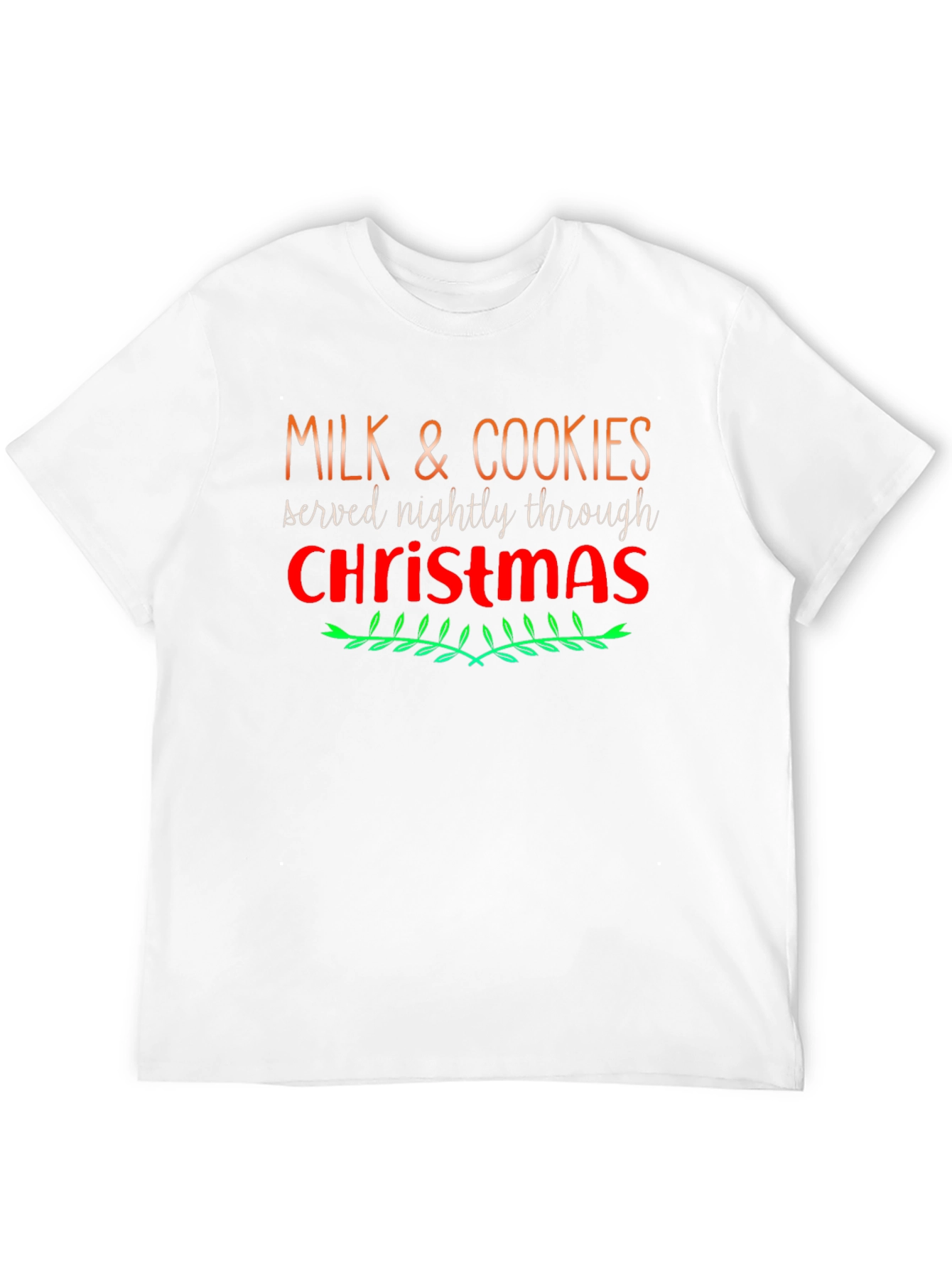 Milk and Cookies Christmas Holiday T-Shirt