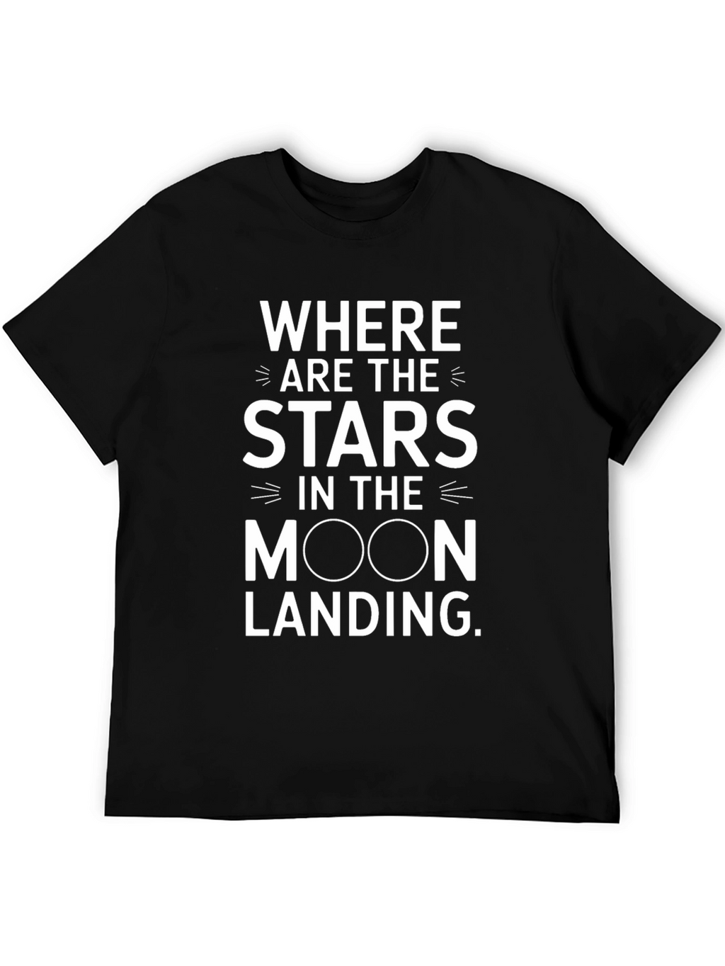 Moon Landing Stars Conspiracy T-Shirt